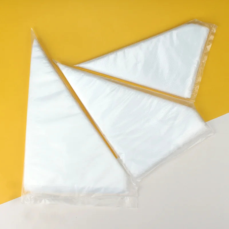 100PCS Disposable Pastry Bags PO Anti-burst Cake Cream Decoration Icing Piping Bag Biscuit Cupcake Decorating Tools For Baking