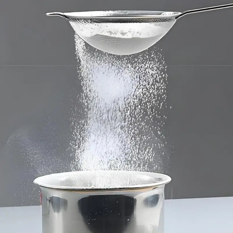 3pcs Multi-purpose Mesh Filter Strainer For Baking With Handle Flour Sieve Sifter Baking Accessories Easy To Filter Kitchen Tool