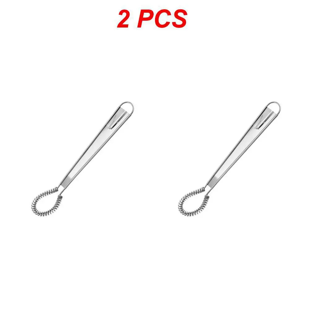 Stainless Steel Magic Hand Held Spring Whisk Mini Kitchen Eggs Sauces Mixer Spring Beater Hand Honey Cream Stir