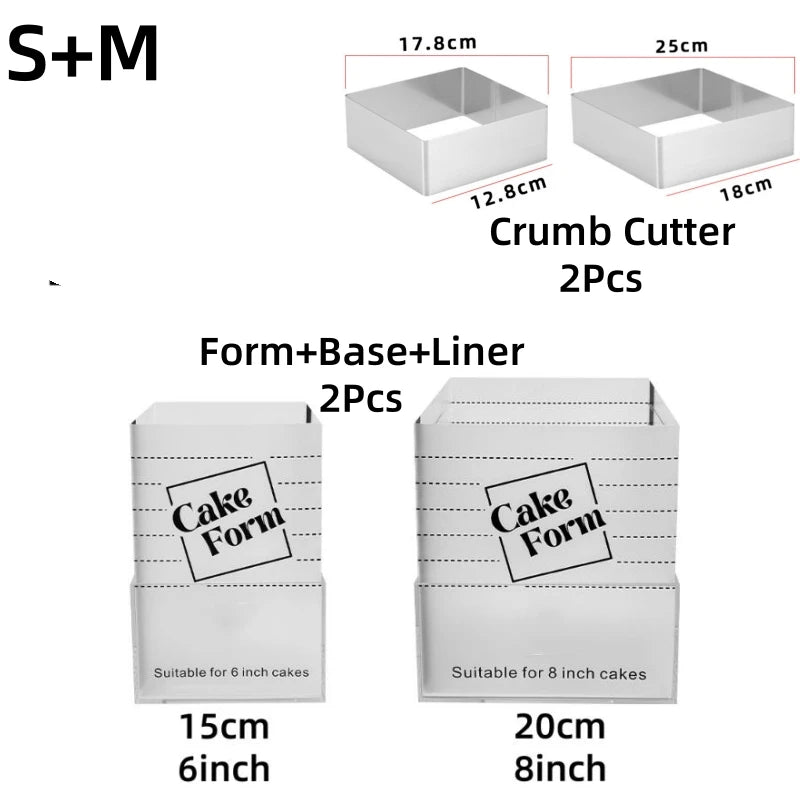 4-Piece Set-Quality Cake Frosting Beginners Cake Decorating Kit Compatible with Piping Bags