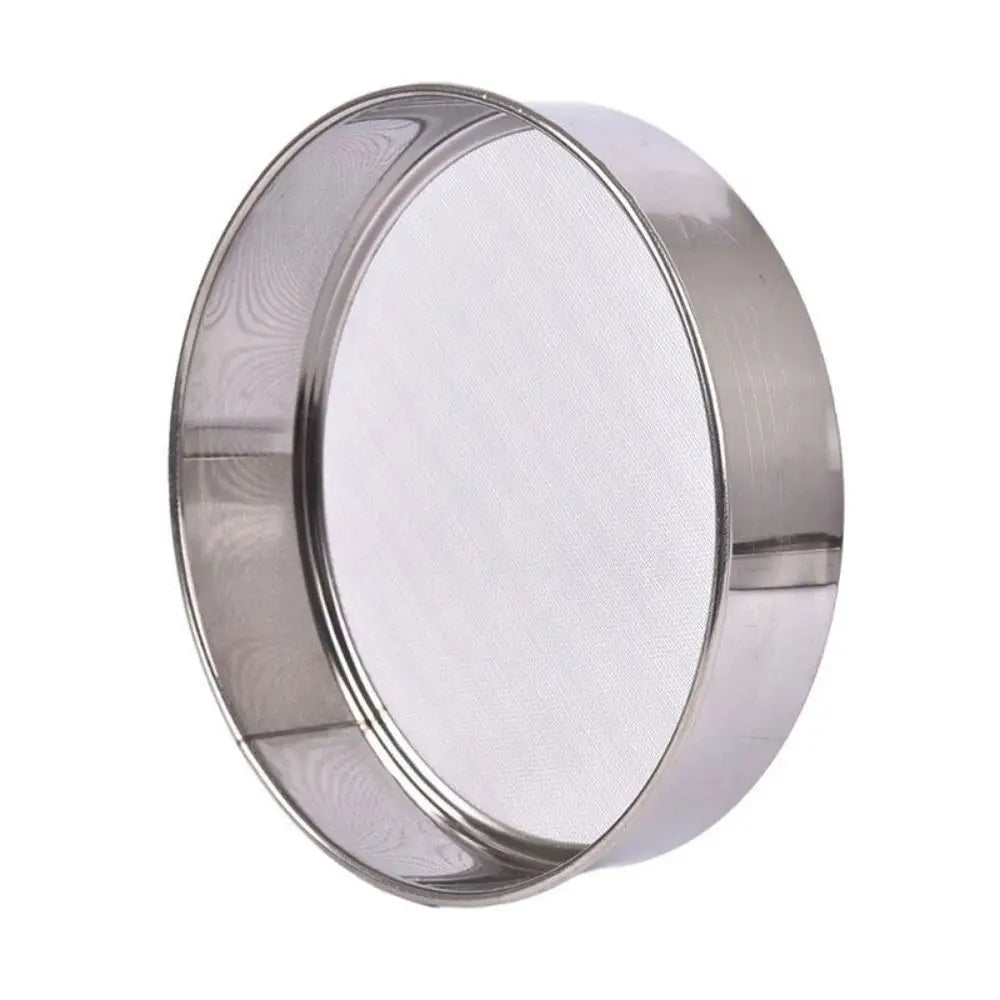 Durable Round Kitchen Mesh Flour Sifter Stainless Steel 12/18cm Flour Sieve Baking Tool Ultra-fine Strainer Sifters