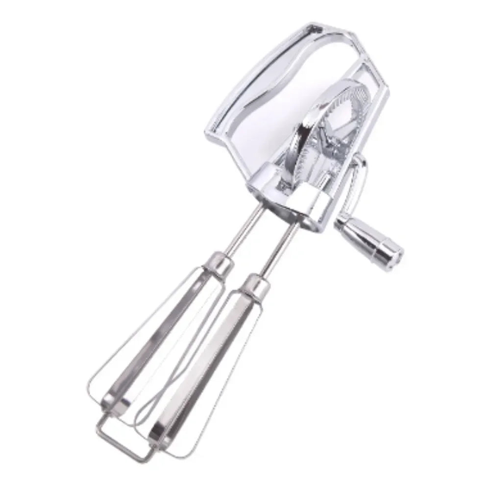 Egg Beater Stainless Steel Manual  - Dual Rotation - Multifunctional - Kitchen Utensils，Manual Breast Beater, Cream Mixer