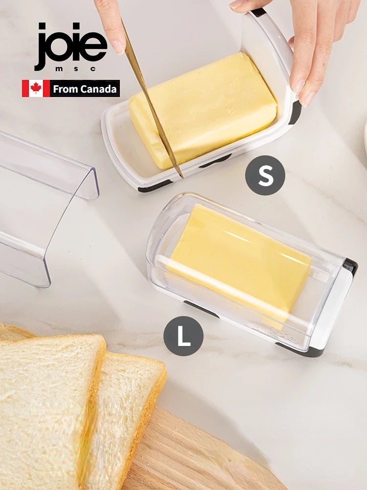 Joie MooMoo Butter Dish with Lid Butter container Butter Storage Box for Refrigerator Butter Cheese Storage Box Tableware