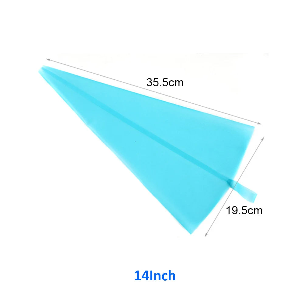 Silicone world 10/12/14/16/18/20/22 inch Cream Bag Kitchen Cake Lcing Piping Cake Decorating Tools Reusable TPU Pastry Bags