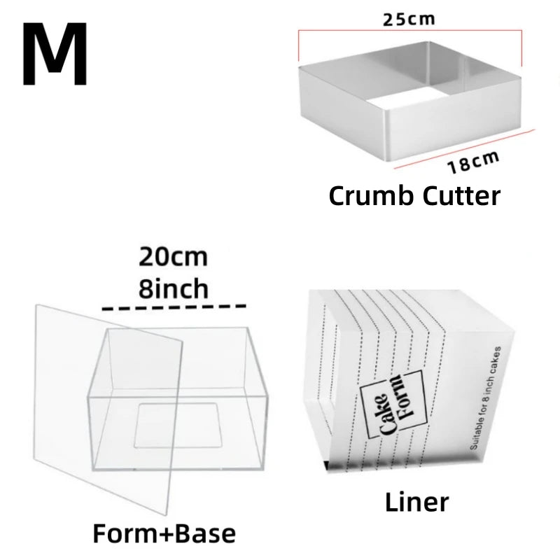 4-Piece Set-Quality Cake Frosting Beginners Cake Decorating Kit Compatible with Piping Bags