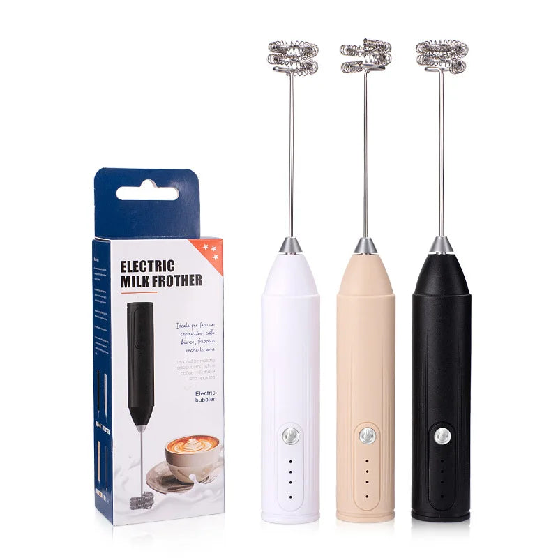 Rechargeable Wireless Electric Milk Frother Coffee Blender Egg Beater Whisk Milk Shaker Mixer Foamer Food Blender