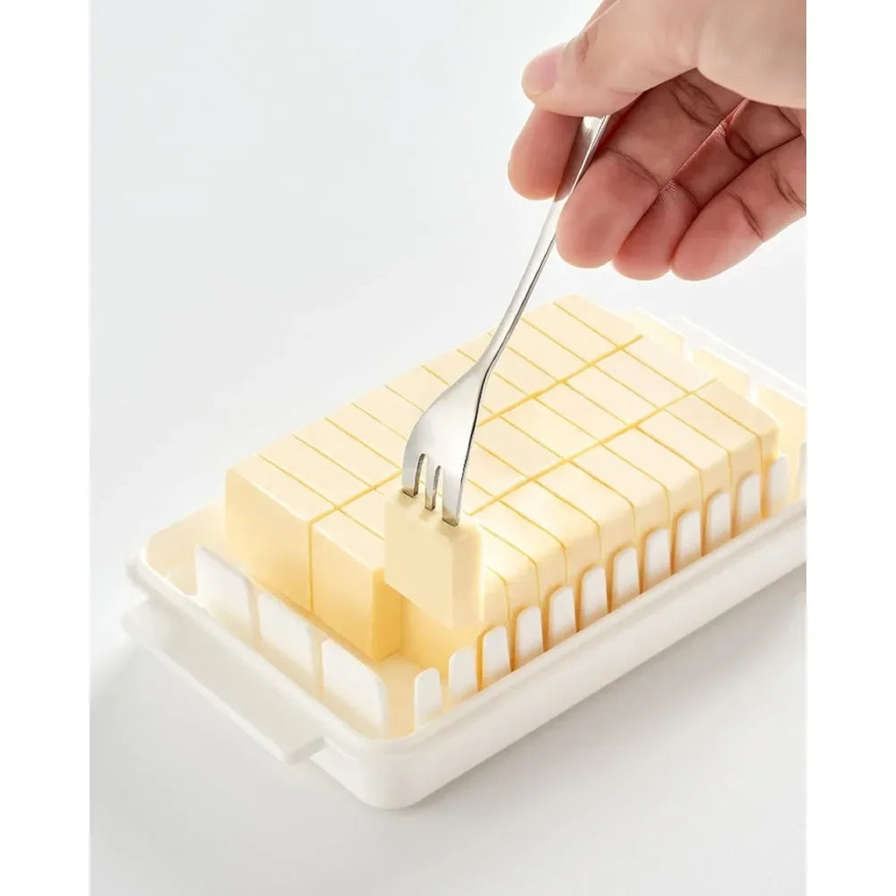 1pc Butter Dish Storage Box Lid Covered Keeper Plastic Lid for Airtight Storage of Cheese Tray Kitchen Tools