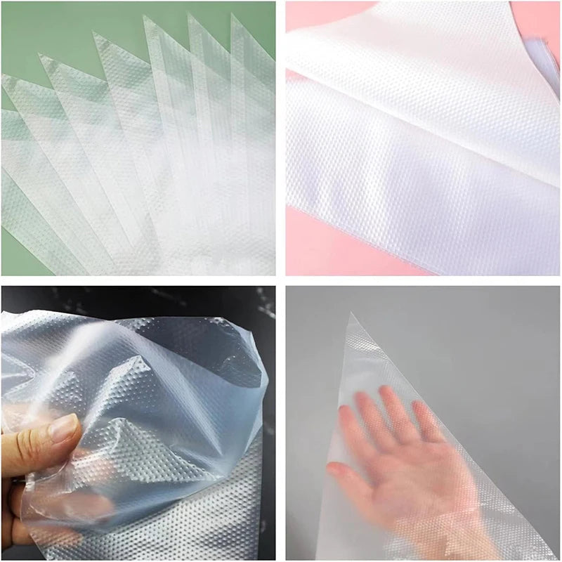 50/100pcs Pastry Bags Disposable Transparent Piping Bag Milking Oil Household Kitchen Baking Products for Cake Decorating TMZ