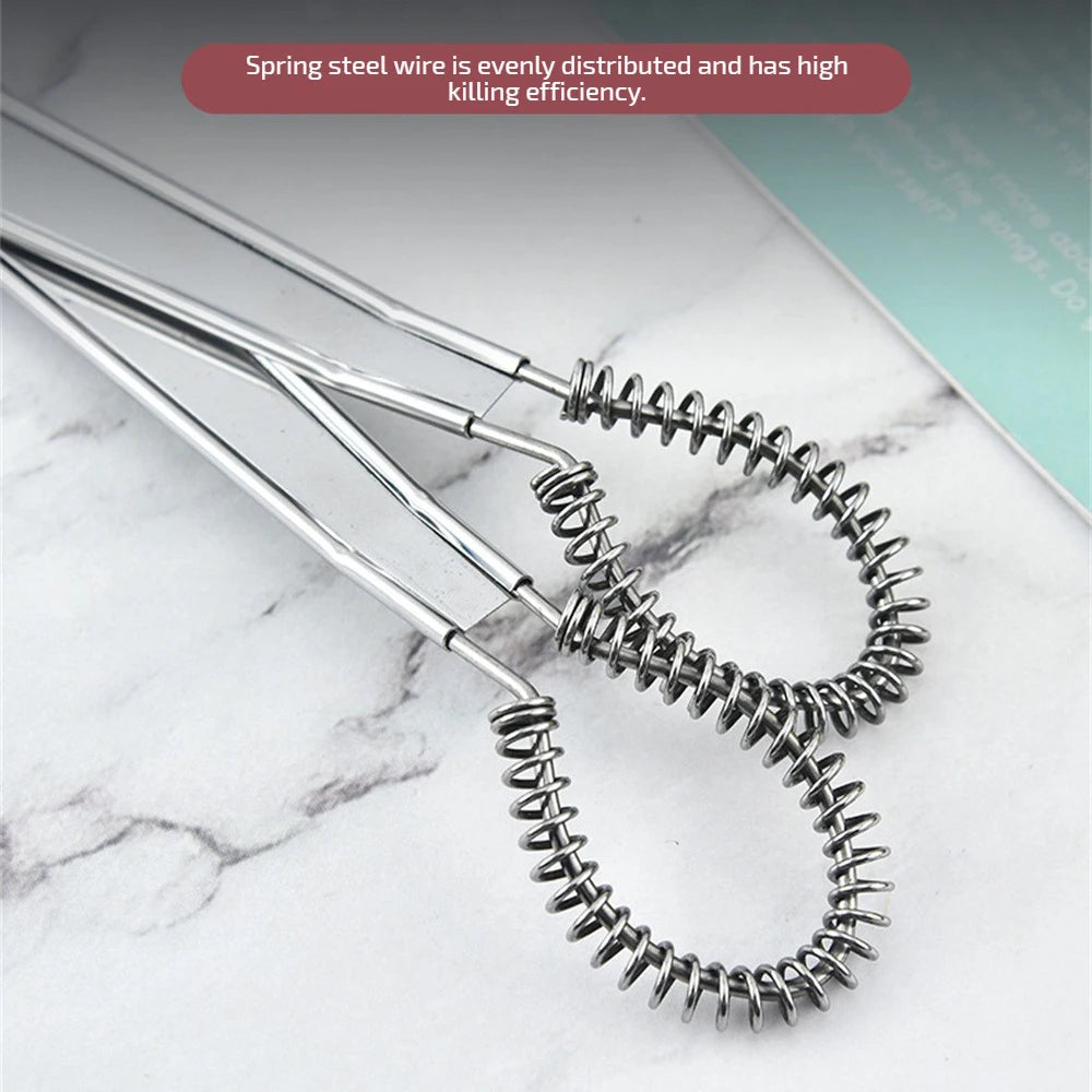 Stainless Steel Magic Hand Held Spring Whisk Mini Kitchen Eggs Sauces Mixer Spring Beater Hand Honey Cream Stir