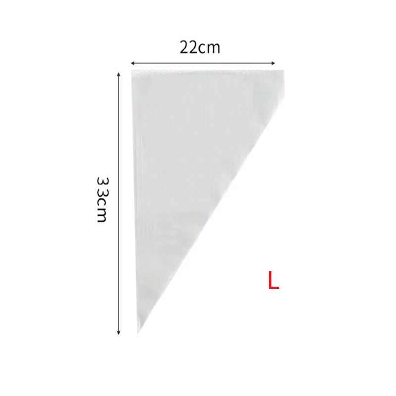 200pcs Anti Burst Piping Bags Icing Piping Bag Birthday Cake making Pastry Bags Package Kitchen Baking Supplies