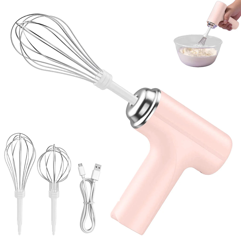 Portable Mixer Handheld Electric Egg Beater 1PCS Cordless Electric Food Mixer Three Speed Settings Kitchen Tools