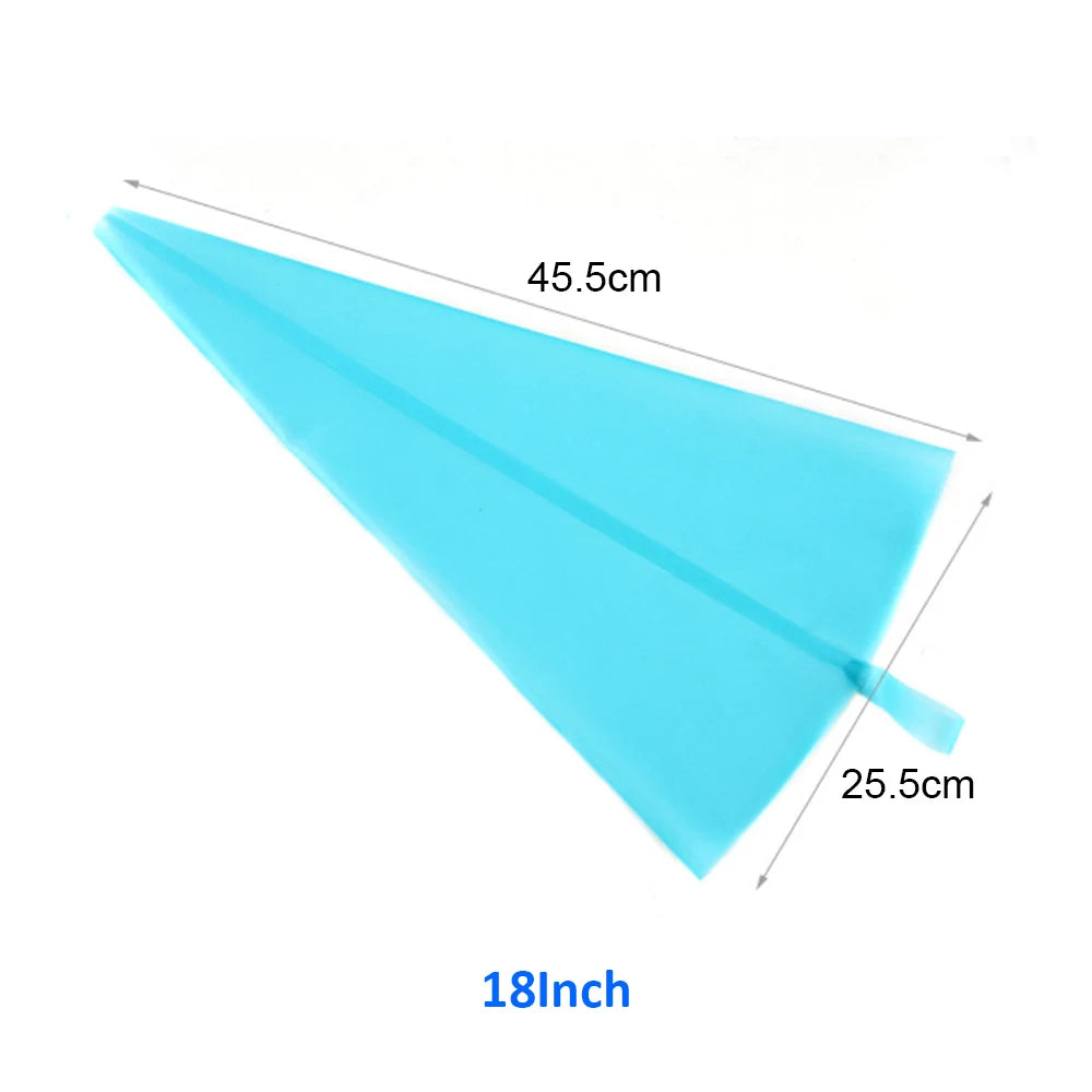 Silicone world 10/12/14/16/18/20/22 inch Cream Bag Kitchen Cake Lcing Piping Cake Decorating Tools Reusable TPU Pastry Bags