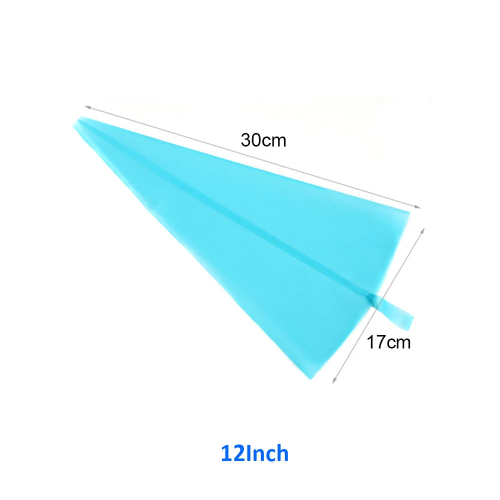 Silicone world 10/12/14/16/18/20/22 inch Cream Bag Kitchen Cake Lcing Piping Cake Decorating Tools Reusable TPU Pastry Bags