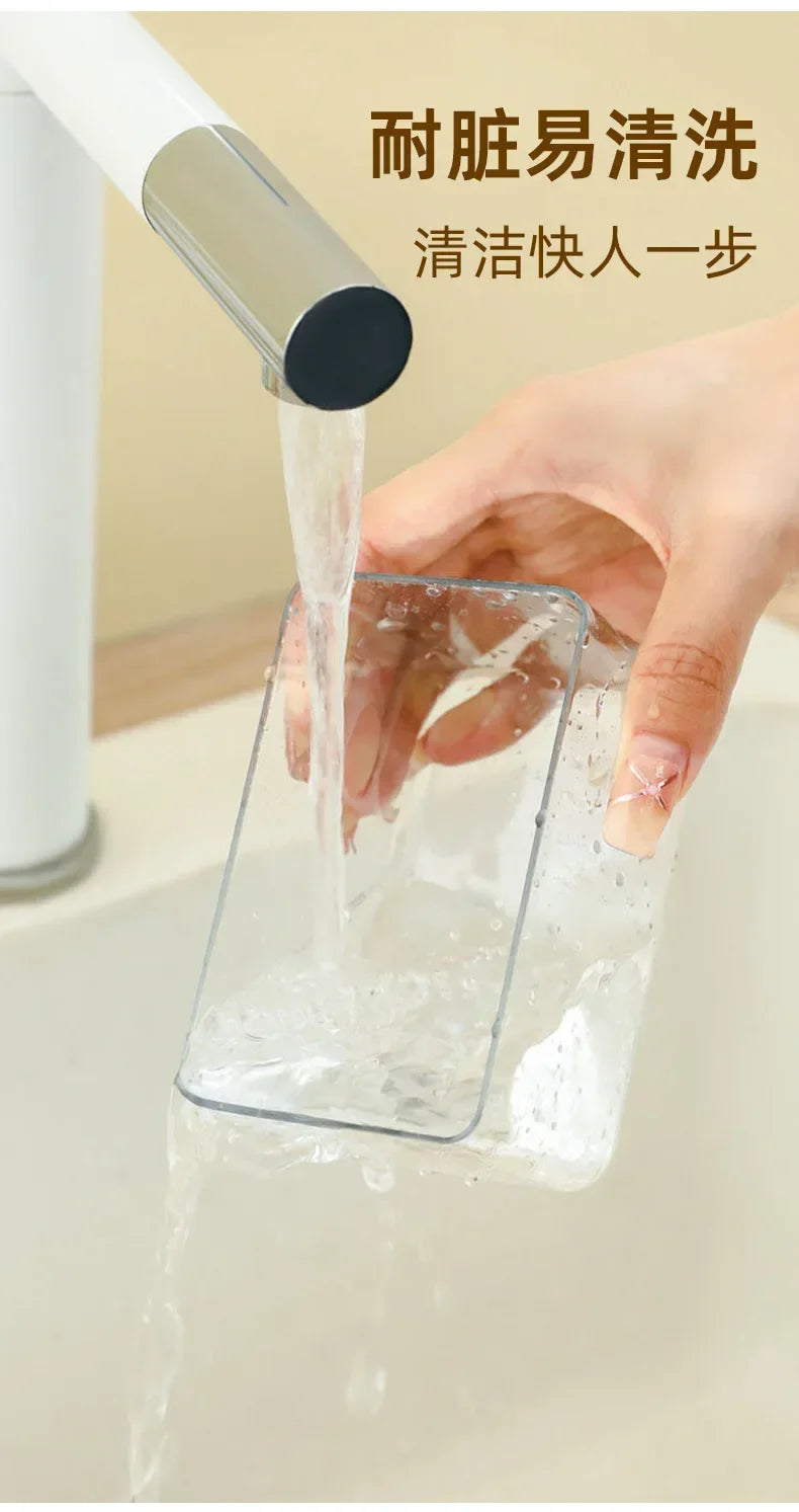 Nordic Countertop Bamboo Butter Dish Plate with Transparent Acrylic Lid Kitchen Storage Butter Container Box Butter Tableware